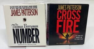 Audiobook Lot - James Patterson Books - Thomas Berryman Number, Cross Fire